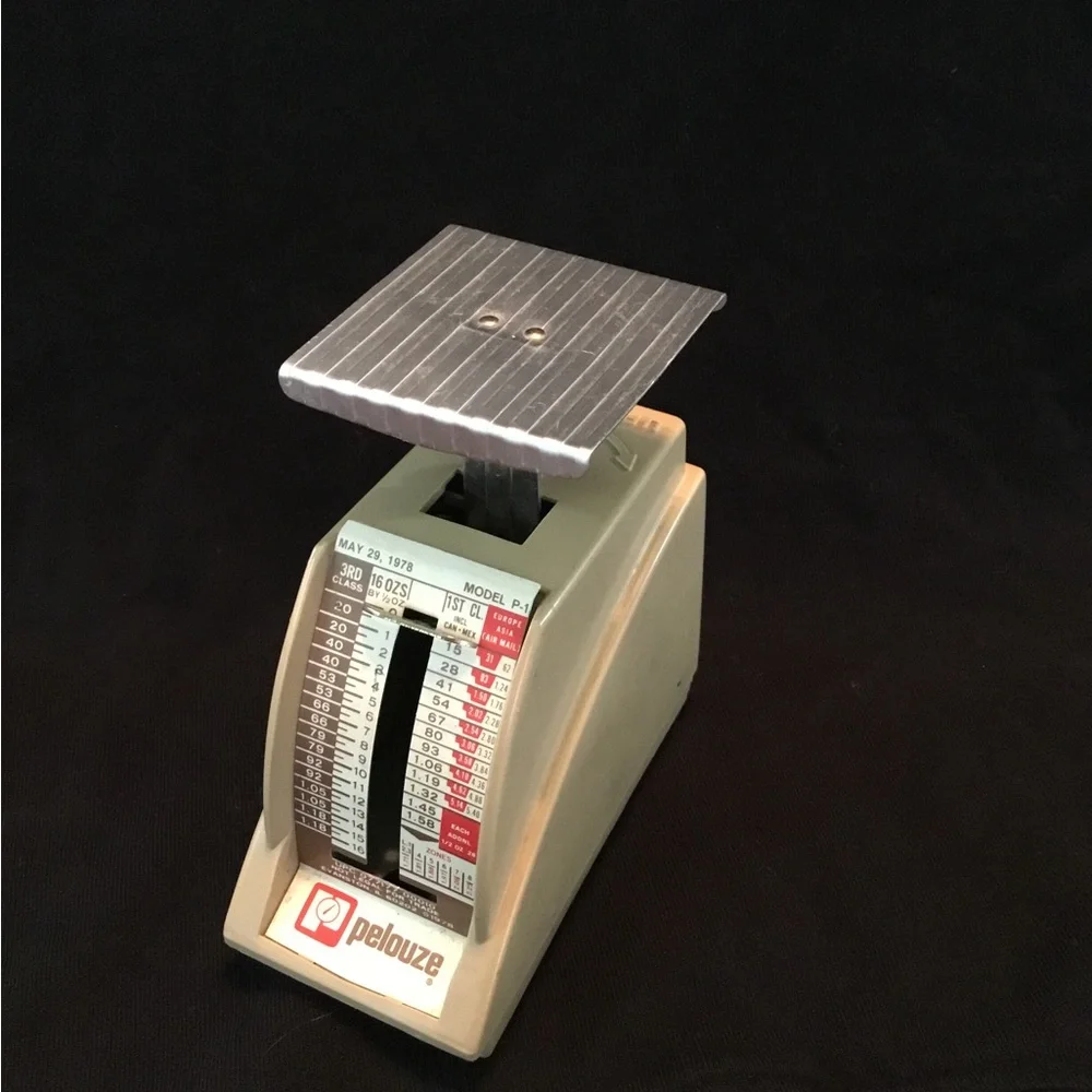 Vintage Pelouze Postage Scale, Fun decor
